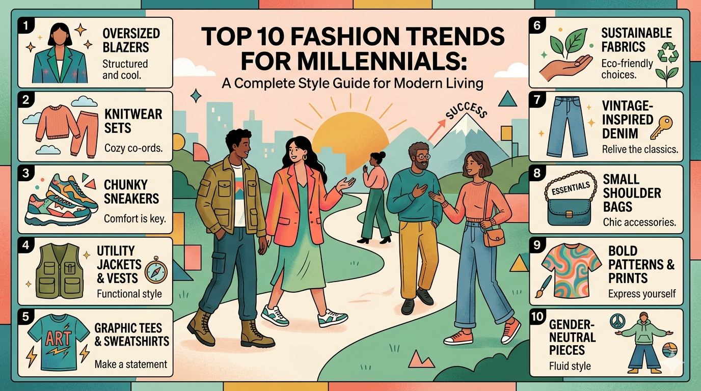 Top 10 Fashion Trends for Millennials: A Complete Style Guide for Modern Living