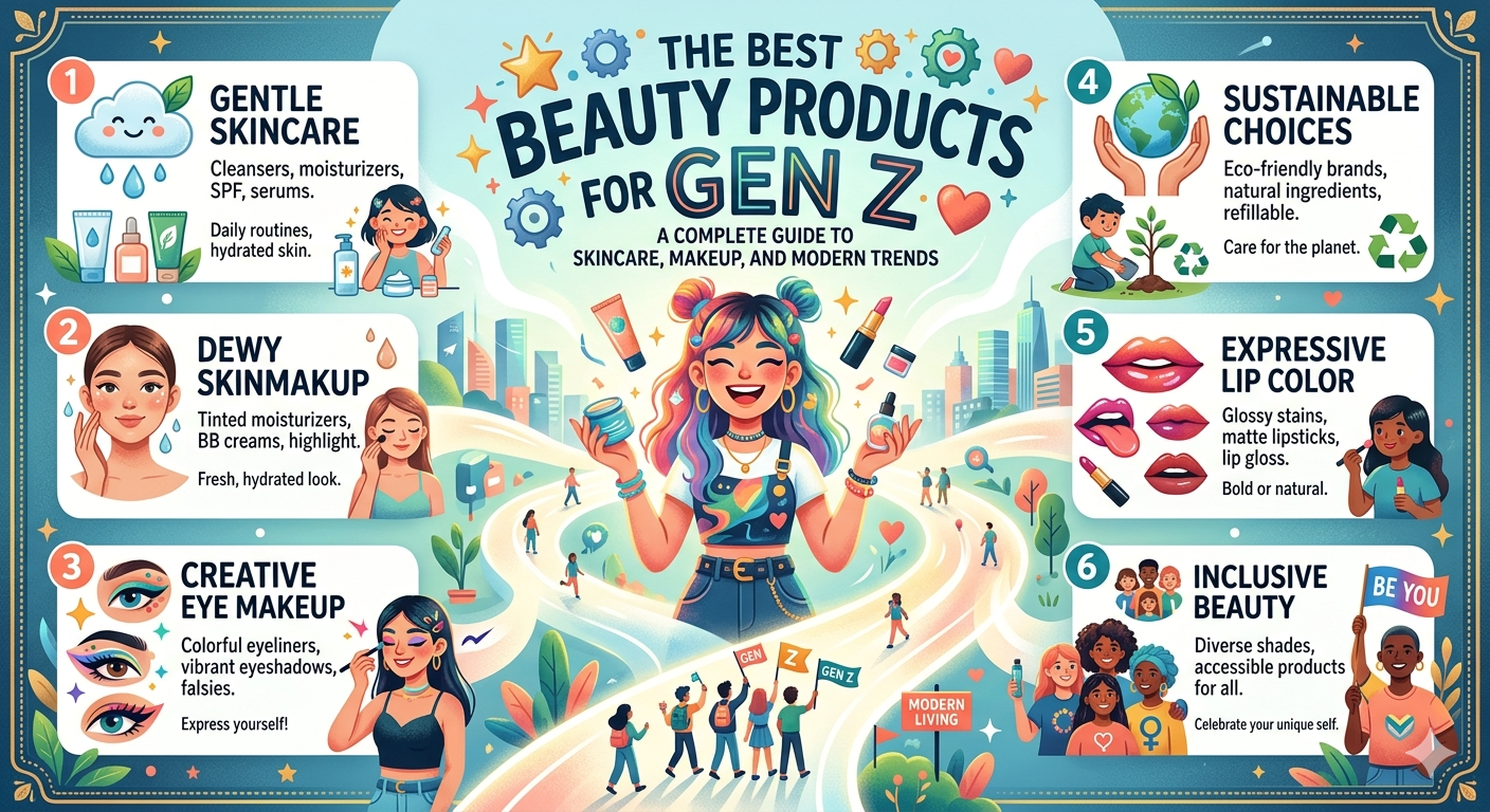 The Best Beauty Products for Gen Z: A Complete Guide to Skincare, Makeup, and Modern Trends