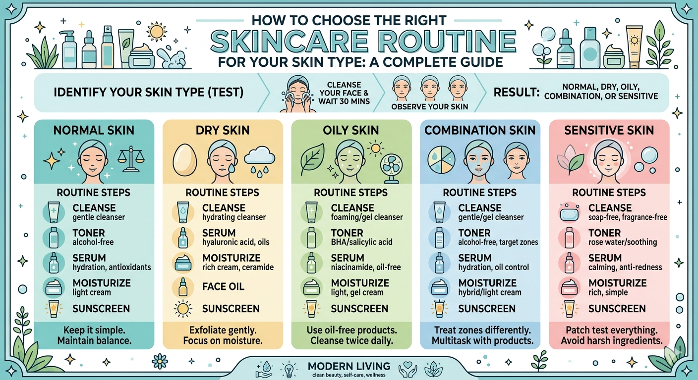 How to Choose the Right Skincare Routine for Your Skin Type: A Complete Guide