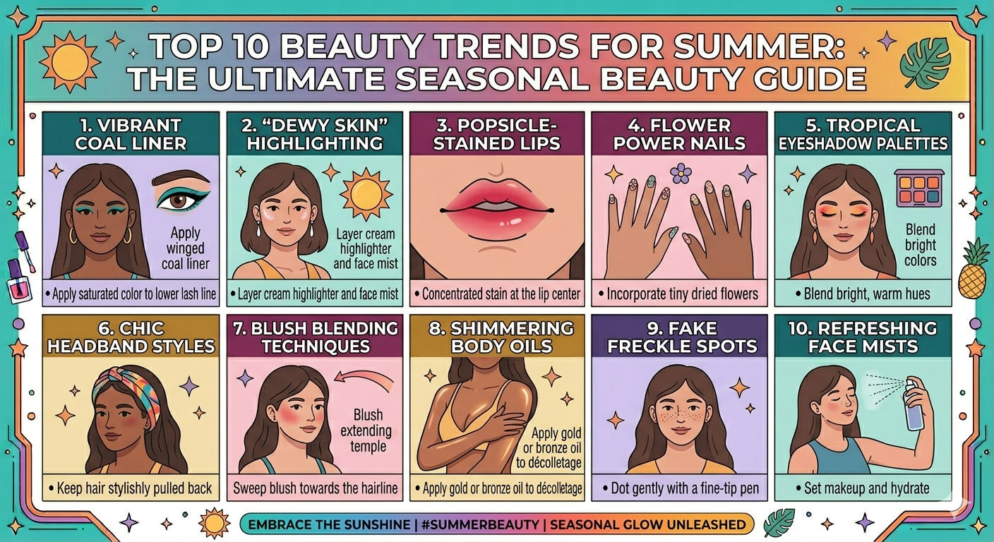 Top 10 Beauty Trends for Summer: The Ultimate Seasonal Beauty Guide