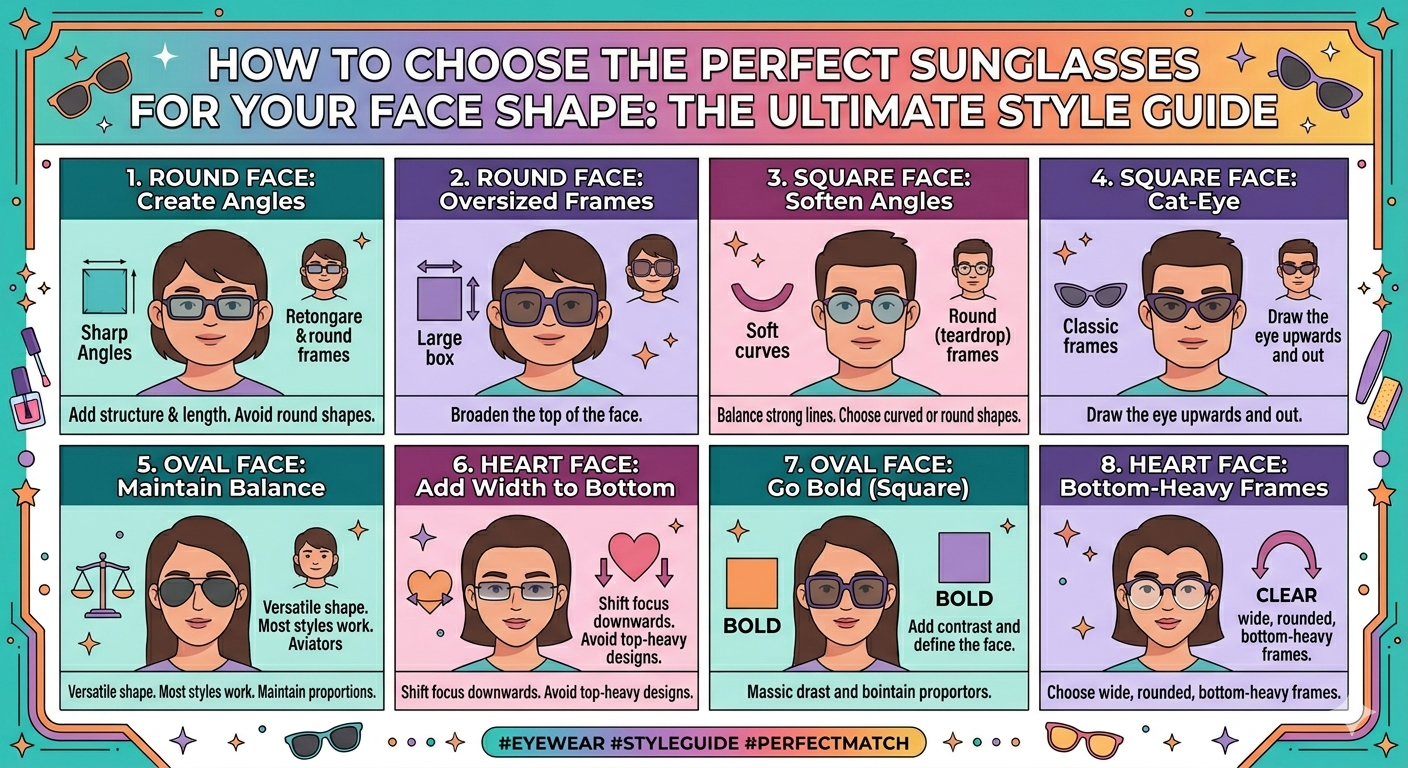 How to Choose the Perfect Sunglasses for Your Face Shape