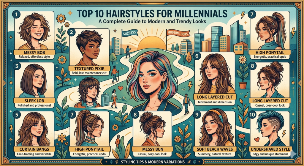 Top 10 Hairstyles for Millennials