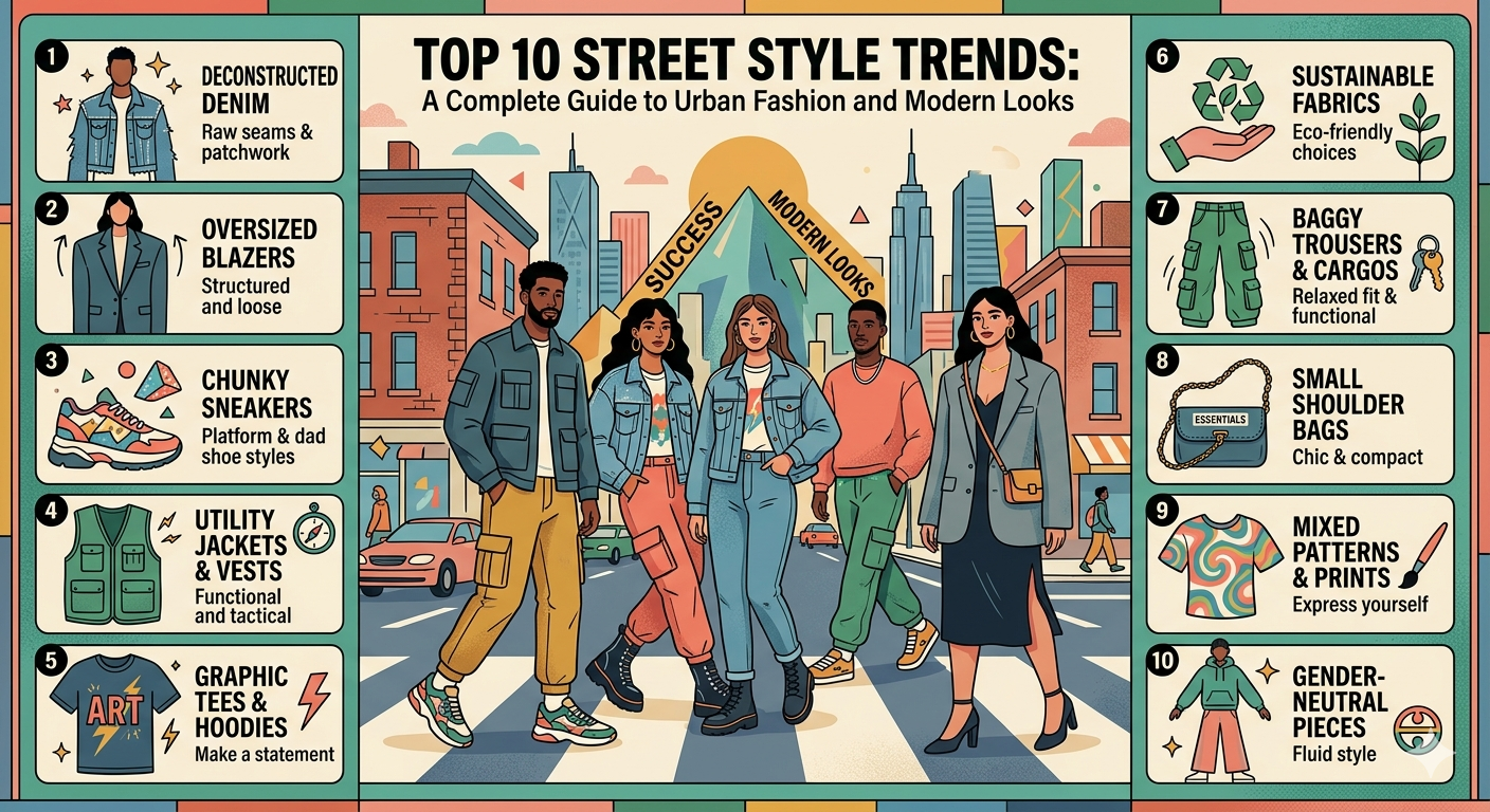 Top 10 Street Style Trends: A Complete Guide to Urban Fashion and Modern Looks