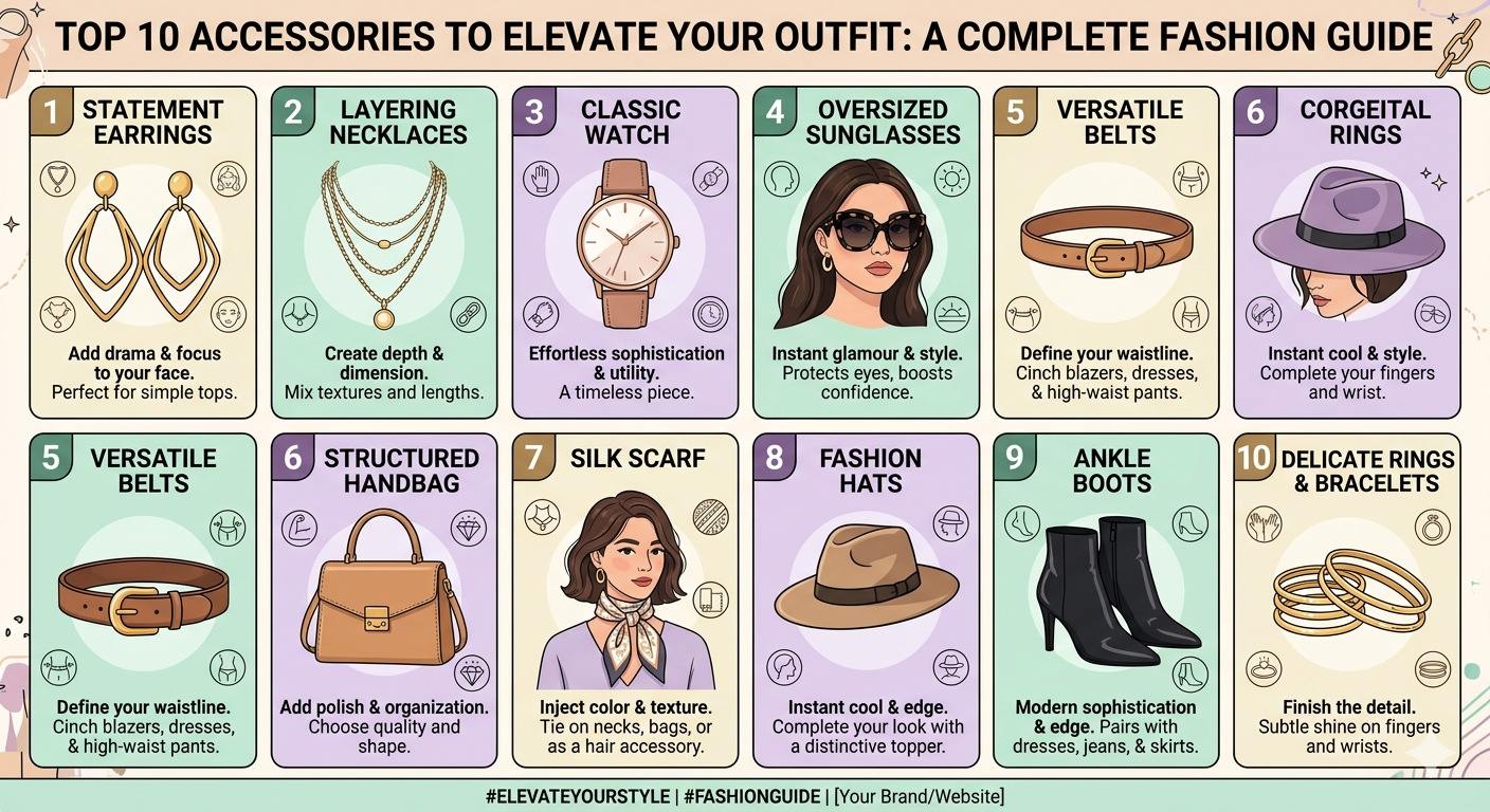 Top 10 Accessories to Elevate Your Outfit