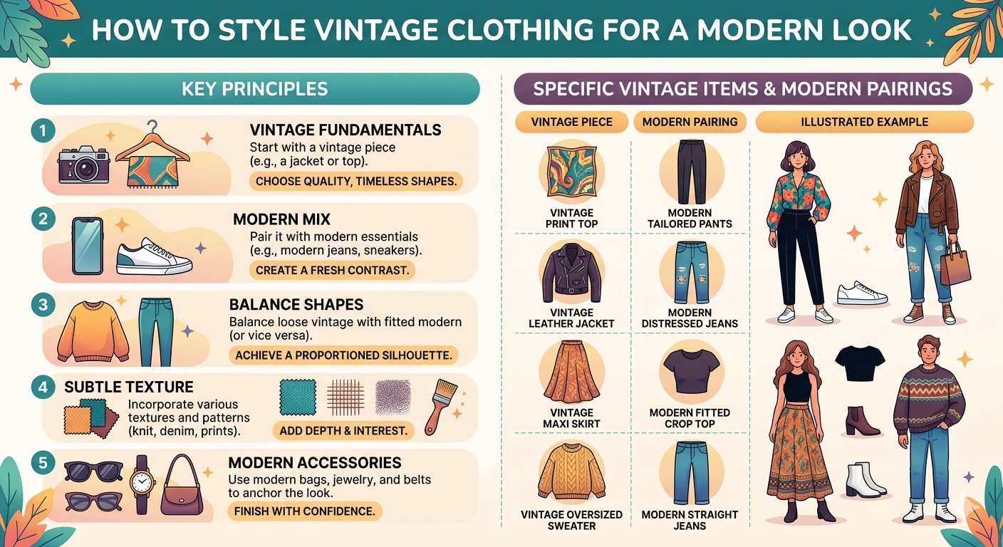 How to Style Vintage Clothing for a Modern Look