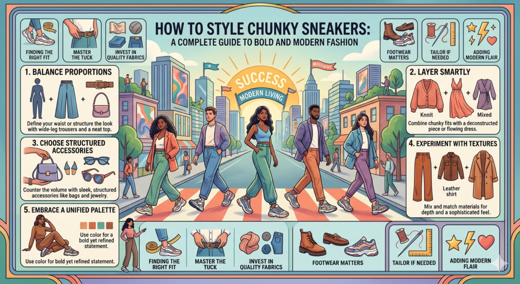 How to Style Chunky Sneakers