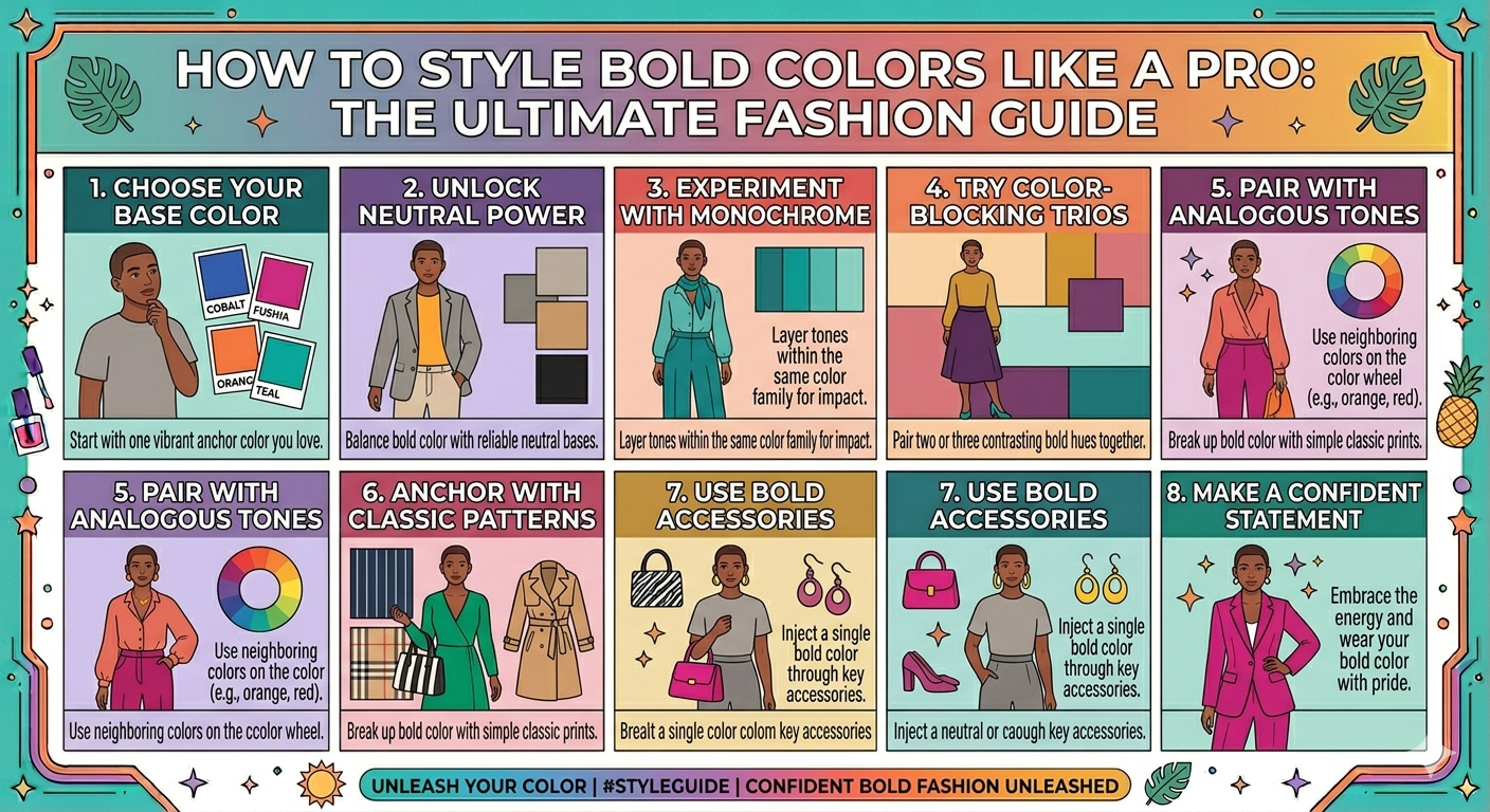 How to Style Bold Colors Like a Pro: The Ultimate Fashion Guide