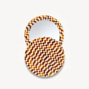 Checkerboard Tortoise Swivel Mirror
