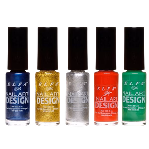 Vibrant Multi-Color Nail Art Polish Set